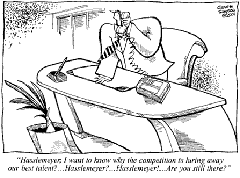 Bullying Cartoon - Bullying Results in High Staff Turnover