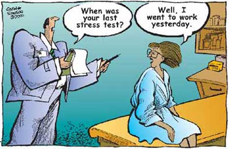 Bullying Cartoon - Stress at