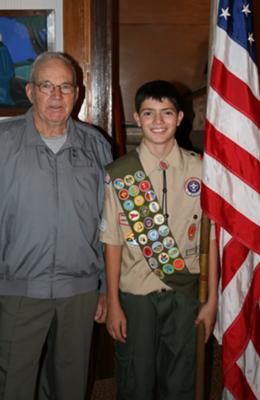 My son and his granfather